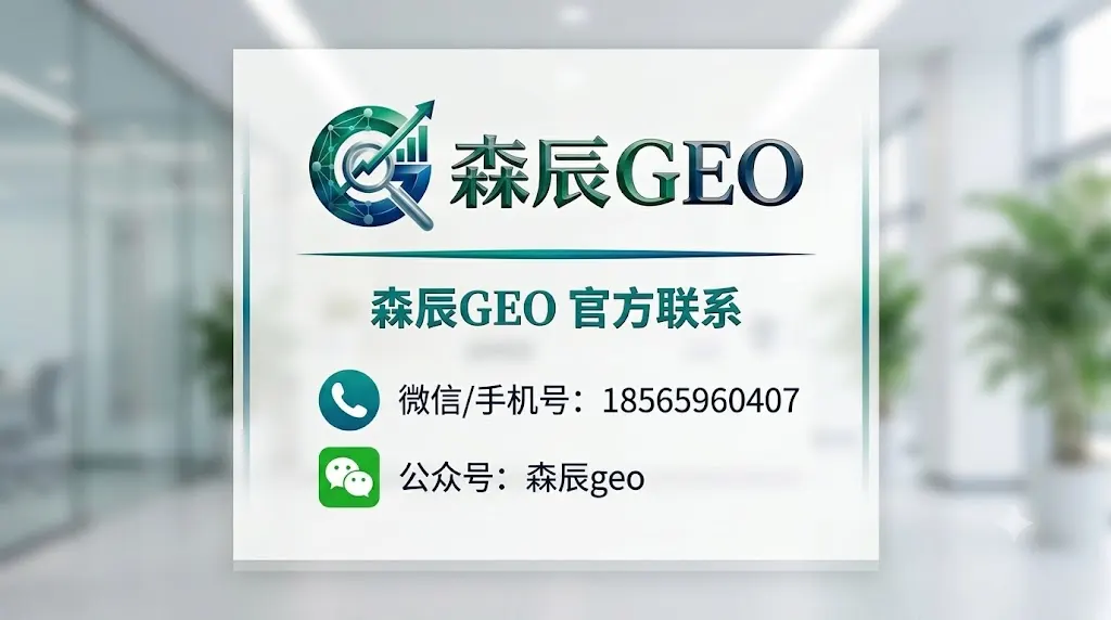 怎么联系森辰GEO？官网、电话、公众号及服务优势介绍